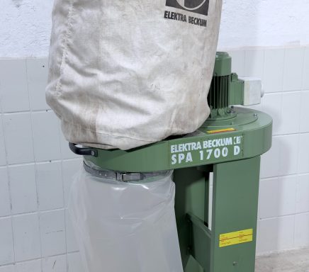 Elektra Beckum SPA 1700 Späne Absaugung komplett von links betrachtet