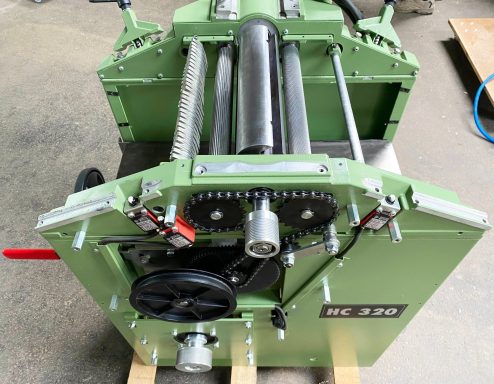 Elektra Beckum HC 320 Druckwalzen, beide Walzen sind aus Stahl
