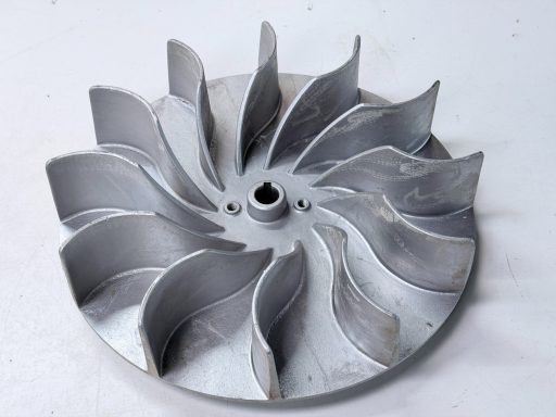 Sehr massives Schaufelrad aus Aluminium der Elektra Beckum SPA 1700 Späne Absaugung