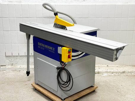 Elektra Beckum PKF 255 V8 mit 1800 mm Formatschlitten von 2003 in blau/grau